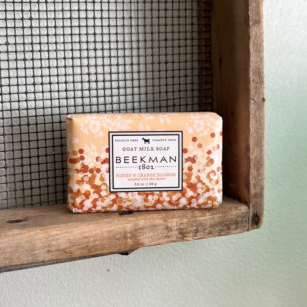 Beekman Honey & Orange Blossom Goat Milk Soap